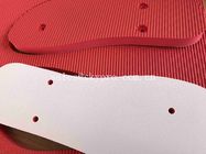 Il rosso ha umanizzato lo strato di gomma della schiuma di EVA di progettazione per scarpe interne di Outsole della pantofola le sole materiali