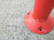 arancia di gomma modellata posta d'avvertimento flessibile di sicurezza stradale della strada principale dei prodotti di 450mm
