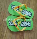 SGS di gomma delle calzature del PVC di progettazione degli uccelli di Flip-flop della spiaggia di estate della pantofola del fumetto