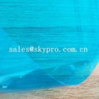 Flessibile sottile eccellente morbido blu trasparente dello strato di plastica ad alta densità del PVC