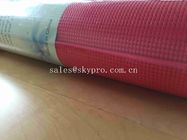 Stuoia rossa di yoga di EVA stampata abitudine durevole, strati della gomma espansa per il club di forma fisica