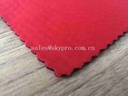 rotolo del tessuto del neoprene di rosso di 2mm con gli entrambi produzione impressa nylon per abbigliamento
