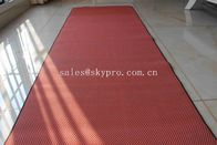 Materiale pieghevole su ordinazione della gomma naturale della iuta di esercizio della stuoia della palestra delle stuoie di yoga della gomma naturale