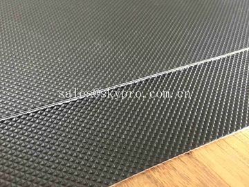 trasportatore strutturato del PVC della luce del diamante nero di 1.6mm che allaccia forte capacità di carico