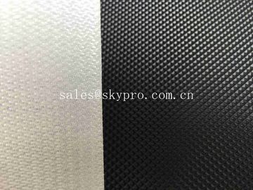 trasportatore strutturato del PVC della luce del diamante nero di 1.6mm che allaccia forte capacità di carico