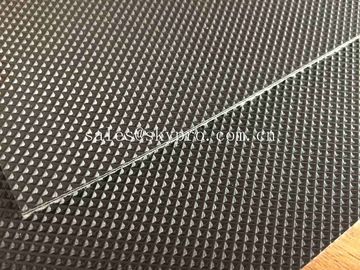 trasportatore strutturato del PVC della luce del diamante nero di 1.6mm che allaccia forte capacità di carico