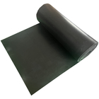 3-15Mpa 40 Shore A Rubber Sheet Black Cr / Nbr / Epdm / Sbr / Rolls di lamiera di gomma liscia