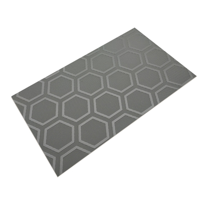 2 Ply resistente allo slittamento resistente all'usura esagonale con disegno a sei barre nastro trasportatore in pvc