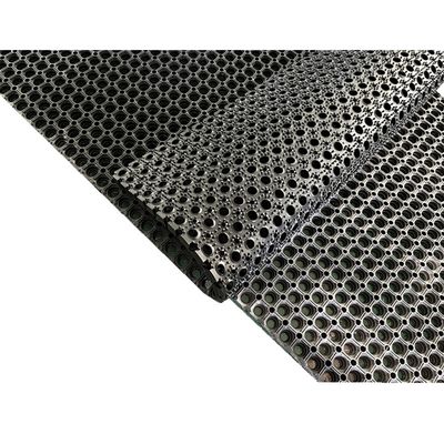 Heavy Duty 8mm Thickness Rubber Mat with Drainage Hole for Commercial Kitchen and Bath