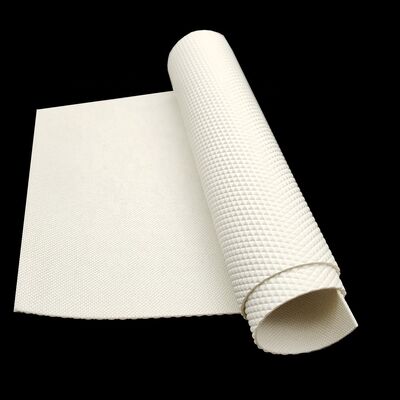 Nastro trasportatore antistatico in PU bianco con motivo a diamante per sfogliatrice per pasta