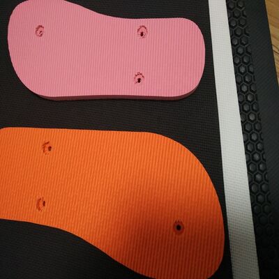 Factory Wholesale Colorful Die Cut EVA Slipper Sandals Closed Cell Outsole with Soft Foam Sole Rubber Products