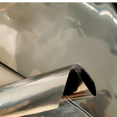 Rotolo di pellicola per edilizia in polietilene nero a bassa densità da 6 mil