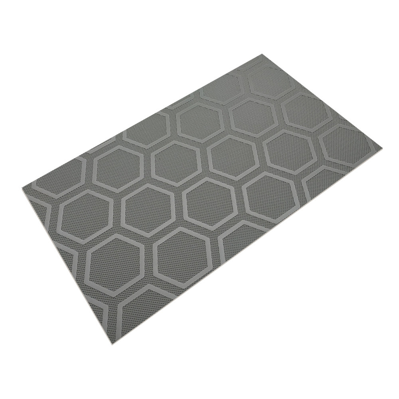 2 Ply resistente allo slittamento resistente all'usura esagonale con disegno a sei barre nastro trasportatore in pvc
